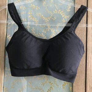 Truekind Daily Comfort Wireless Shaper Bra Black sz XL style 10022 s0623